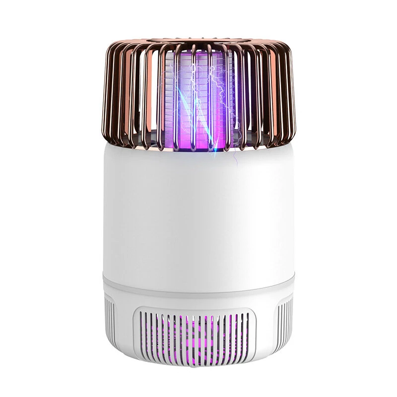 360° Electric Shock Strong Suction Mosquito Killer USB Mosquito Killing Lamp for Home Dormitory Purple Light Mosquito Trap — view 2