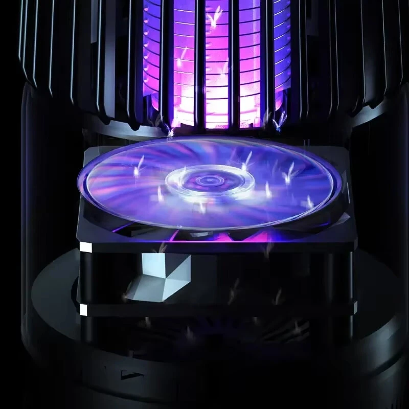 360° Electric Shock Strong Suction Mosquito Killer USB Mosquito Killing Lamp for Home Dormitory Purple Light Mosquito Trap — view 8