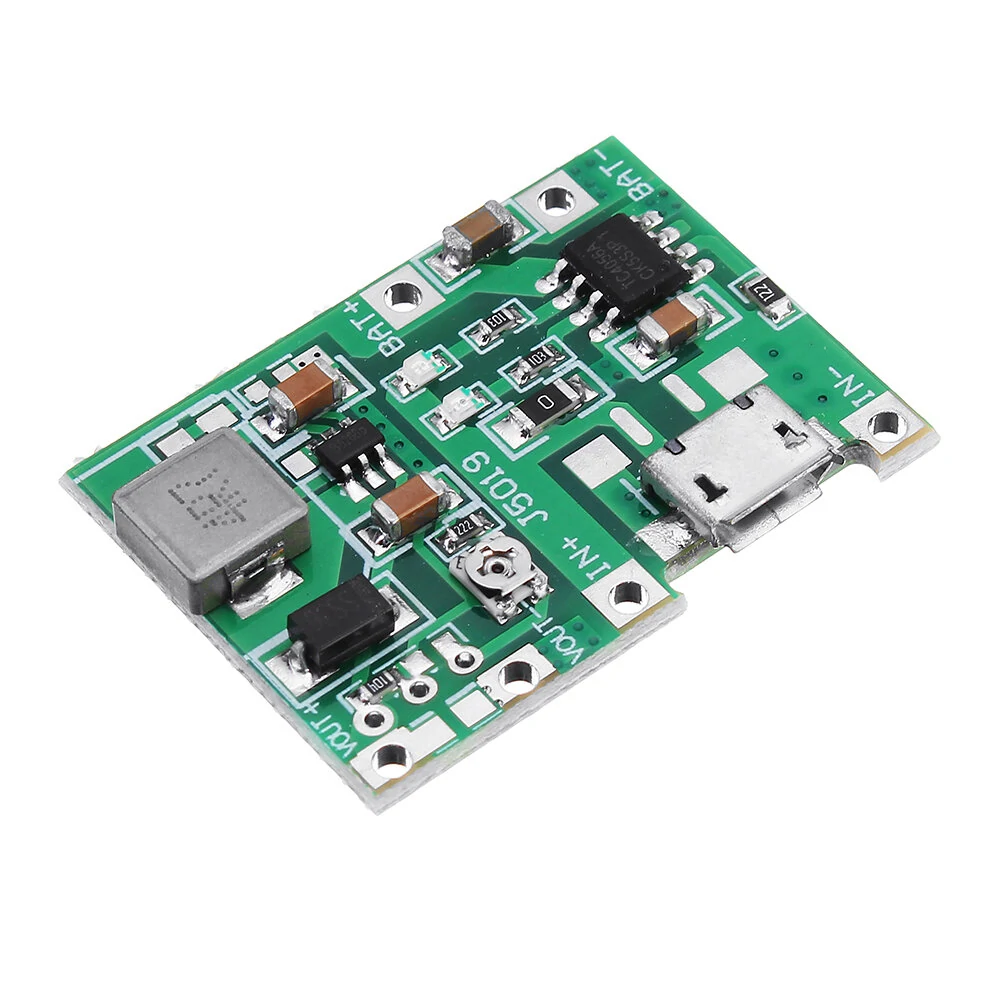 3.7V 9V 5V 2A Adjustable Step Up 18650 Lithium Battery Charging Discharge Integr — view 7