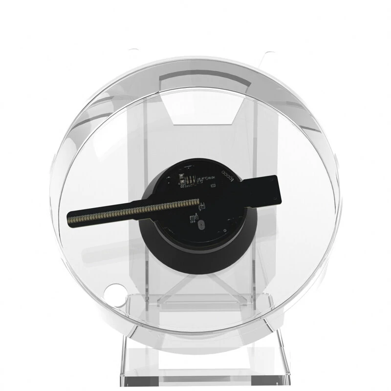 3D Fan Hologram Projector Remote Display Support Images and Video for Placing on Desks, Restaurants, Homes, Etc. to Increase the Fun — view 2
