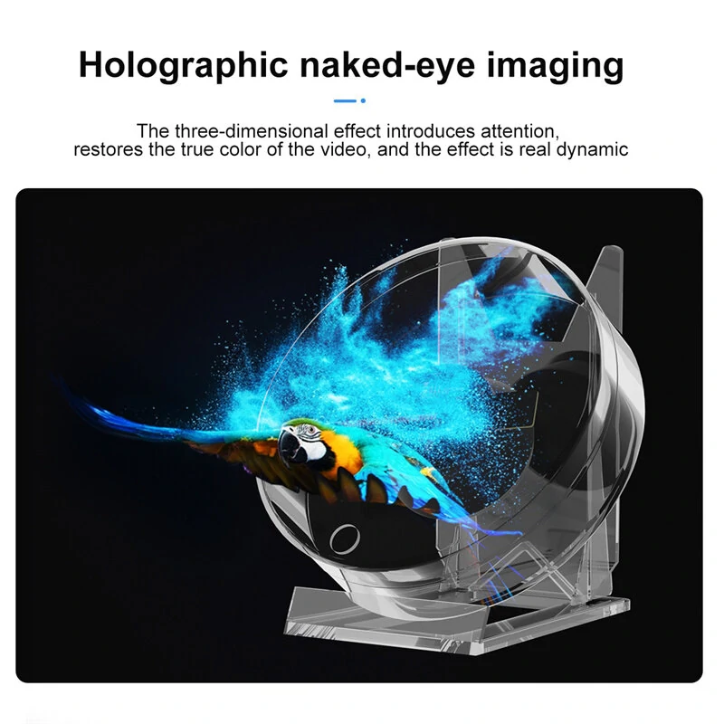 3D Fan Hologram Projector Remote Display Support Images and Video for Placing on Desks, Restaurants, Homes, Etc. to Increase the Fun — view 7
