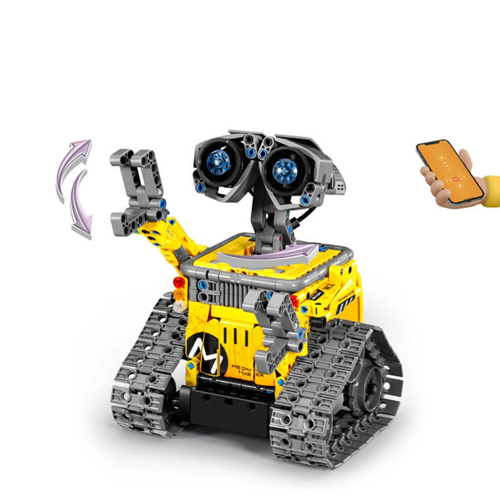 3in1 2.4GHz 4CH Technical RC Car Robot Racing Car Building Blocks Remote Control Truck Bricks Gift Toys for Children — view 3