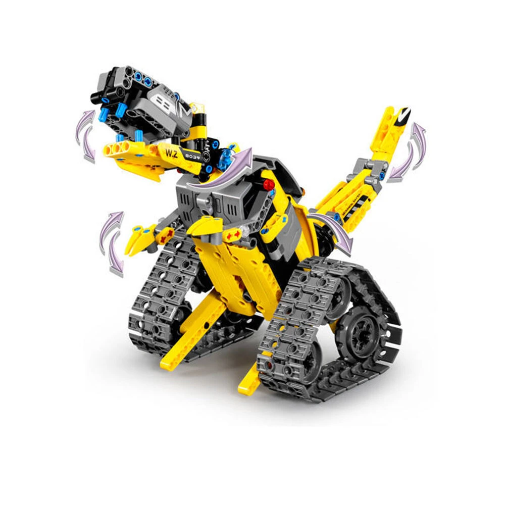 3in1 2.4GHz 4CH Technical RC Car Robot Racing Car Building Blocks Remote Control Truck Bricks Gift Toys for Children — view 4