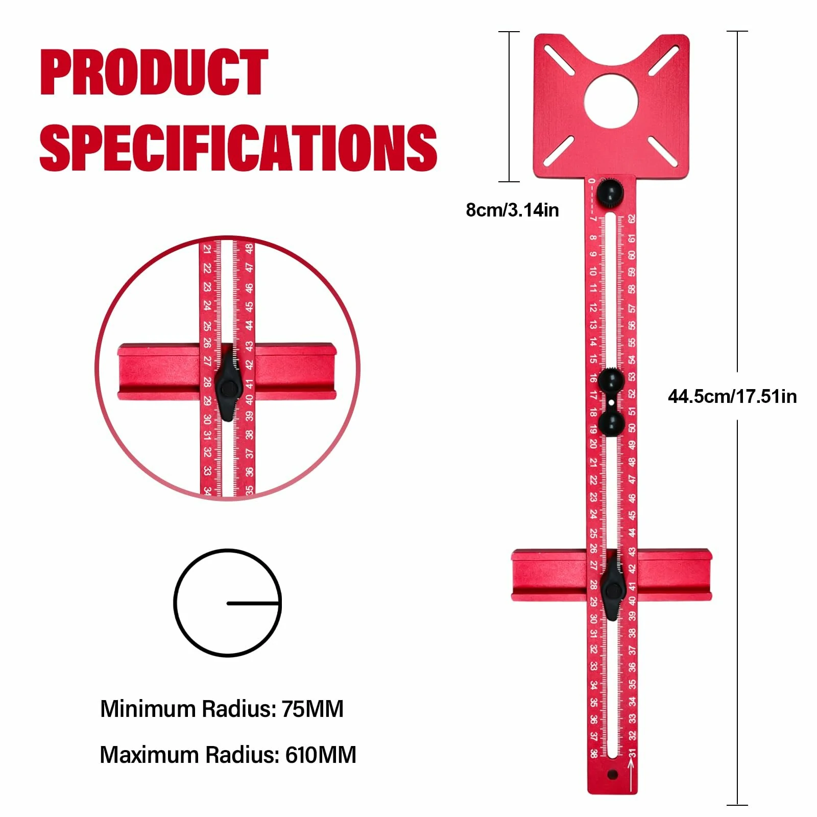 3in1 Router Table Milling Circle Bracket with Base Multif Auxiliary Circular Drilling Machine Woodworker Cut Milling Tools — view 7
