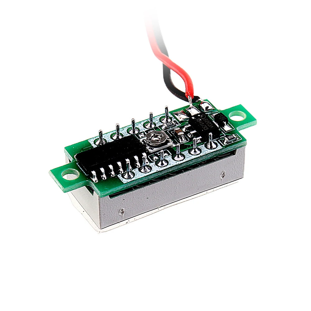 3pcs 0.28 Inch Two-wire 2.5-30V Digital Red Display DC Voltmeter Adjustable Voltage Meter — view 7