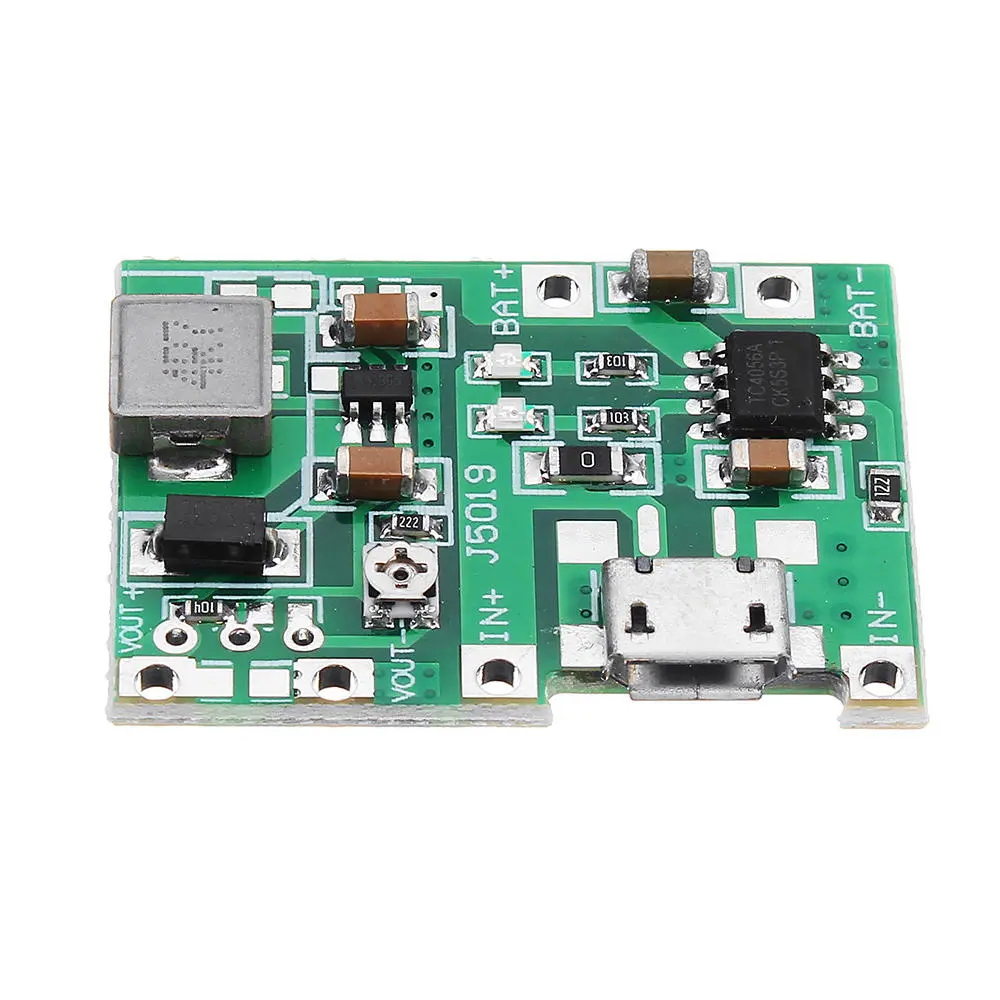 3pcs 3.7V 9V 5V 2A Adjustable Step Up 18650 Lithium Battery Charging Discharge I — view 3