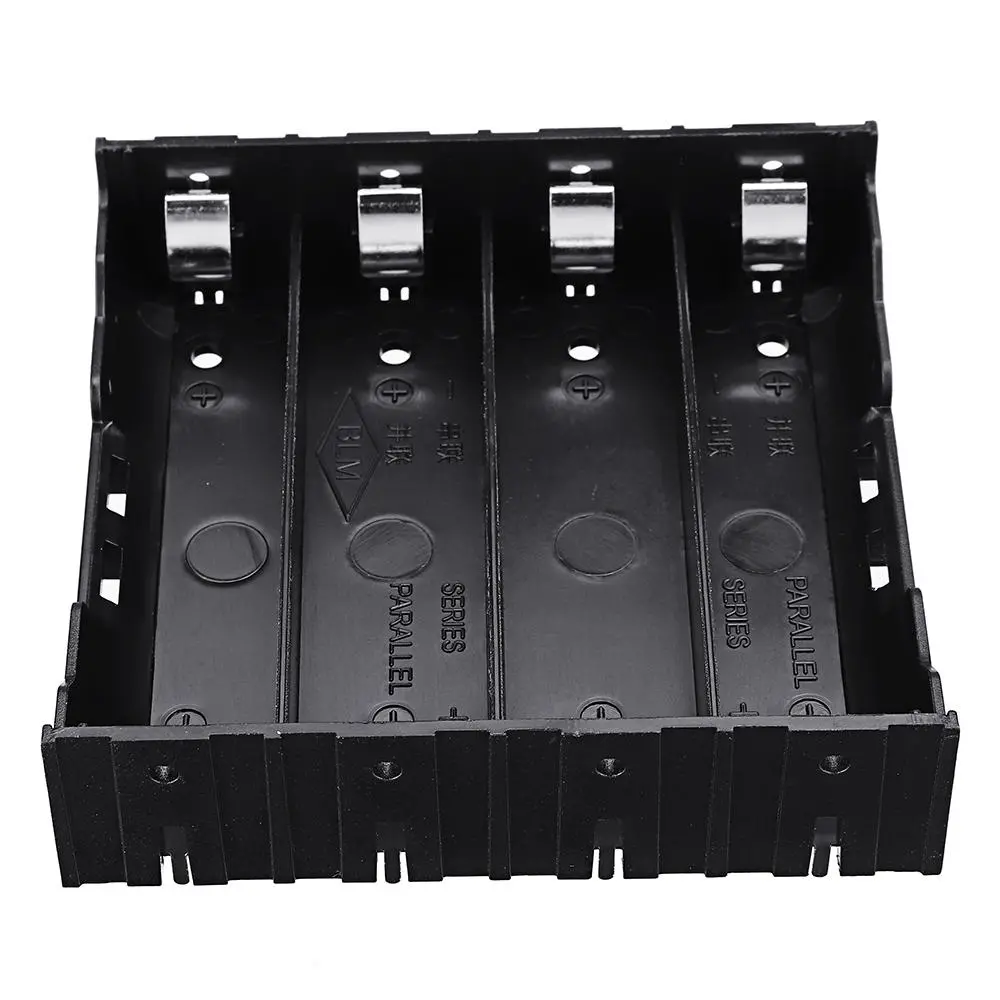 3pcs 4 Slots 18650 Battery Holder Plastic Case Storage Box for 4*3.7V 18650 Lithium Battery with 8Pin — view 5