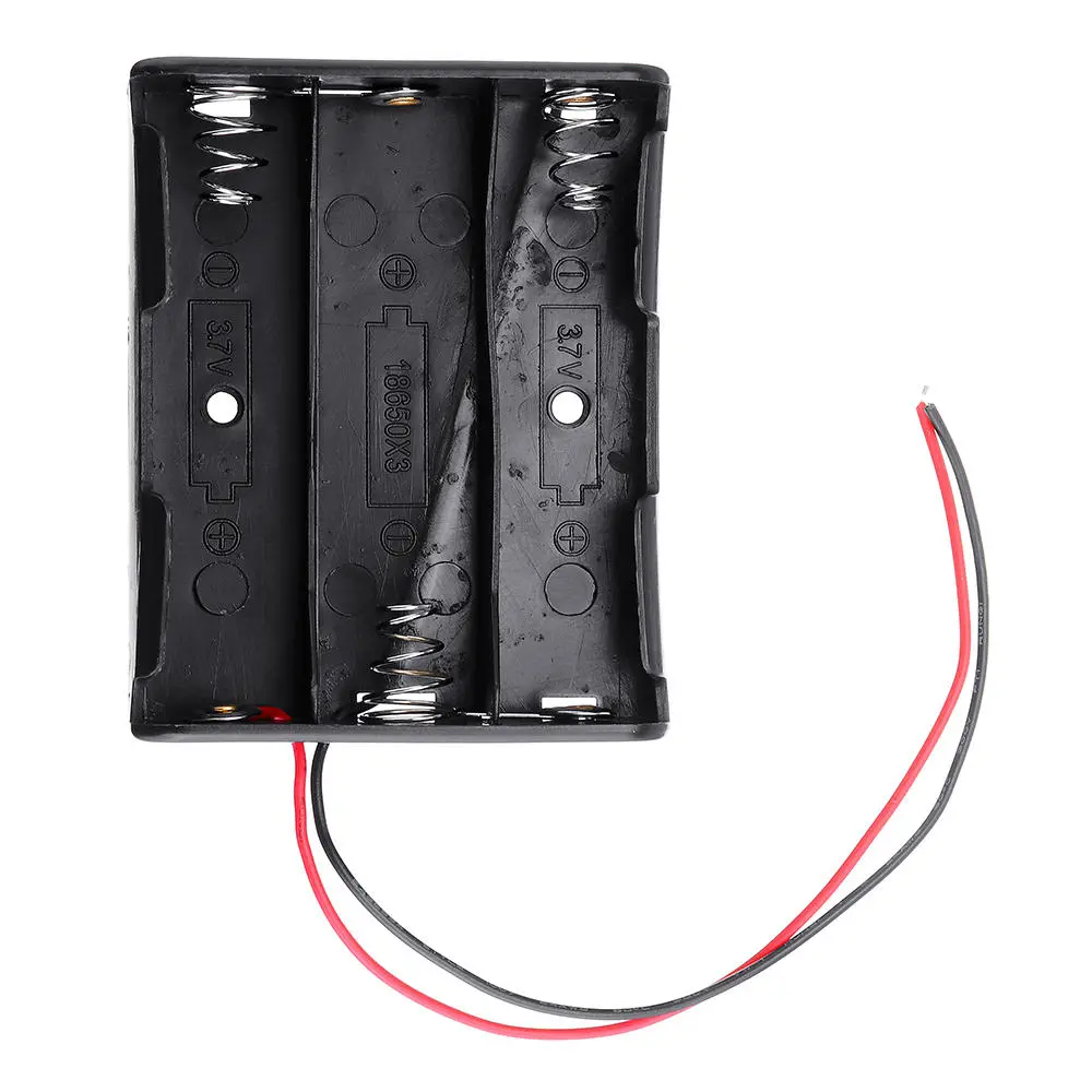 3pcs 4 Slots 18650 Battery Holder Plastic Case Storage Box for 4*3.7V 18650 Lithium Battery — view 4