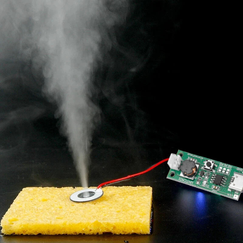 3Pcs 5V USB Humidifier Driver Board Type-C USB Mini Atomizing Spray Humidification DIY Kit Fogger Atomization Film Atomizer — view 2