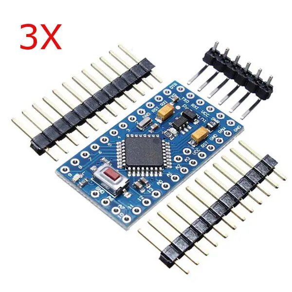3Pcs ATMEGA328 328p 5V 16MHz Compatible Nano Size Module PCB Board — Geekcreit
