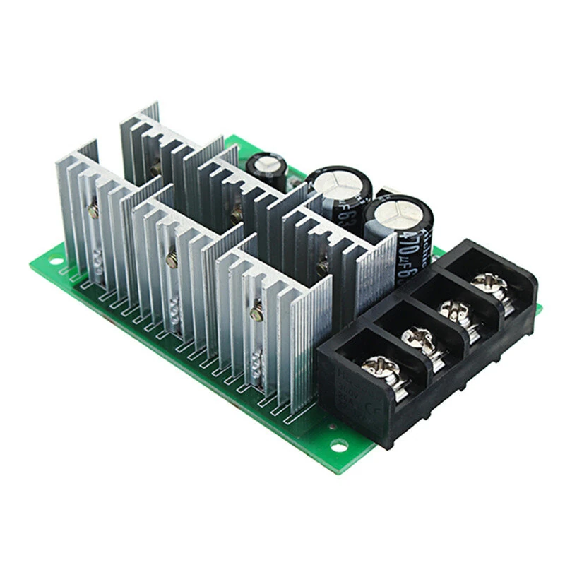 3Pcs DC 9-55V 40A 2000W PWM DC Motor Pump Speed Regulator High Power Speed Controller 9V 12V 24V 36V 48V — view 3