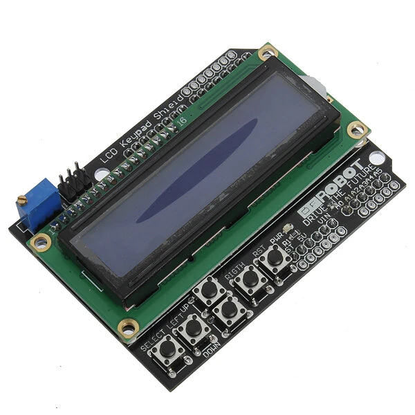 3Pcs Keypad Shield Blue Backlight For Robot LCD 1602 LCD1602 Display Module Input Output Expansion Board — Pricio