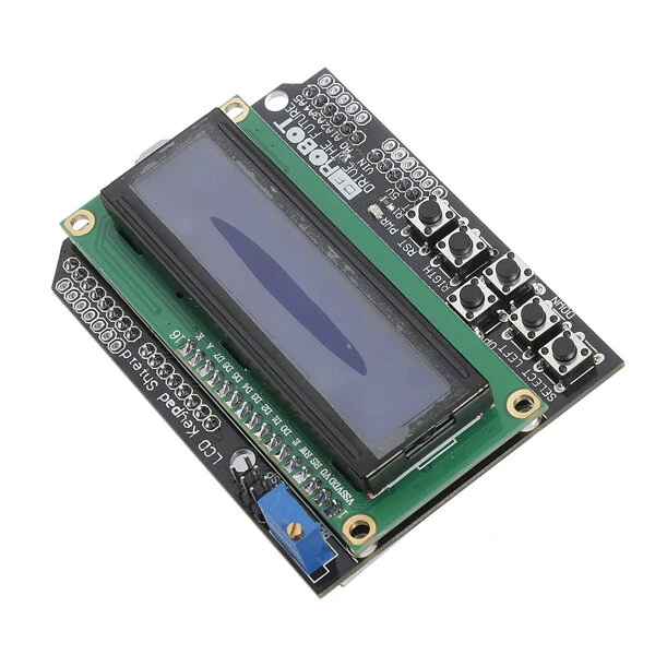 3Pcs Keypad Shield Blue Backlight For Robot LCD 1602 LCD1602 Display Module Input Output Expansion Board — view 10