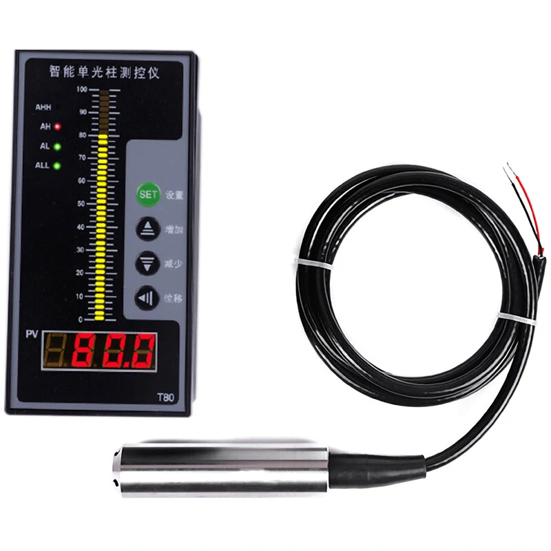 4-20MA Level Sensor Liquid Sensor Water Level Display Instrument / Beam Digital Display Control Instrument Level Transmitter for Water Level/Liquid Level/Oil Level — view 3