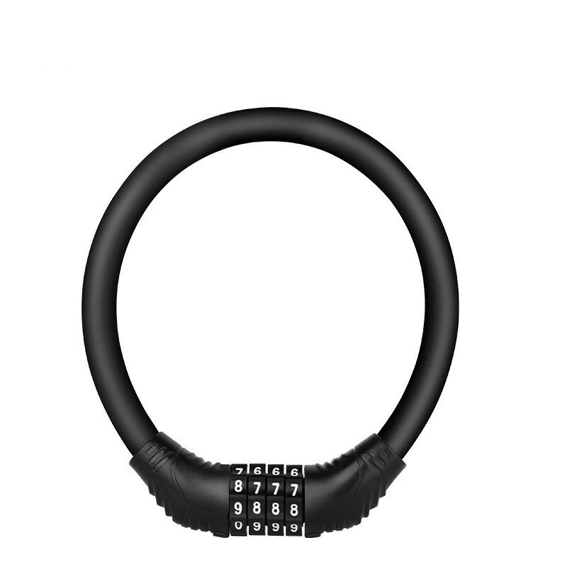 4 Digit Password Cable Lock Anti Theft Combination For Bicycle Motorcycle Scooter — view 2