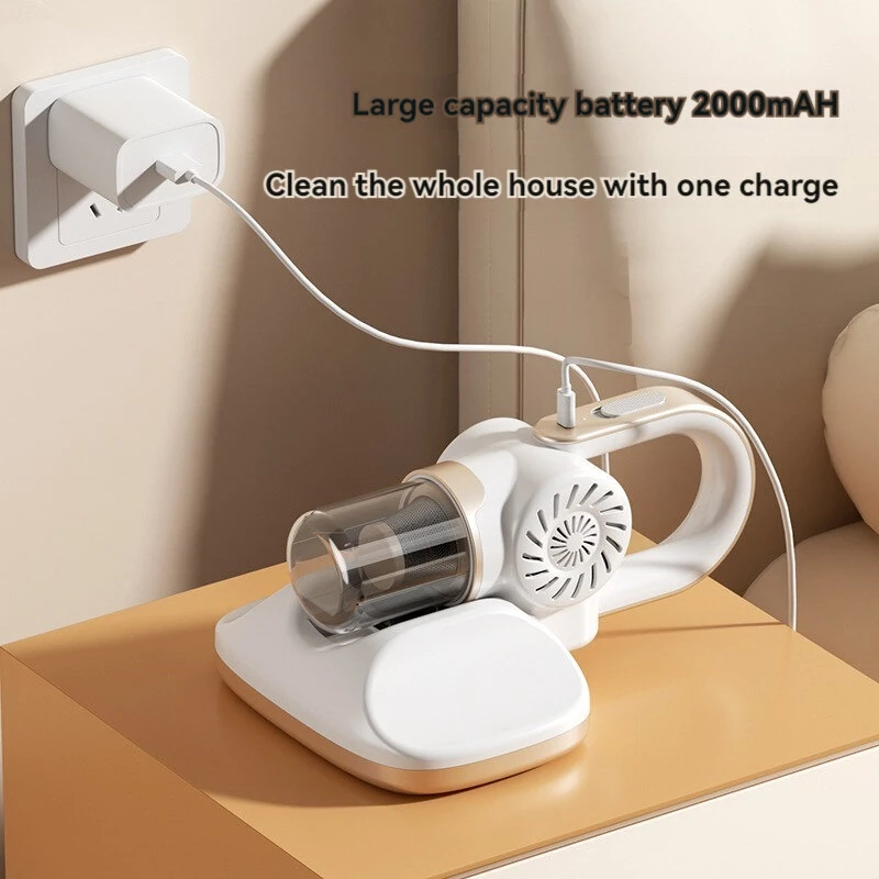 4-in-1 Handheld Dust Mite Remover 8500Pa Cordless Vacuum Cleaner Home Bed Ultraviolet Disinfection Machine Dust And Mop All-In-One Machine — view 8