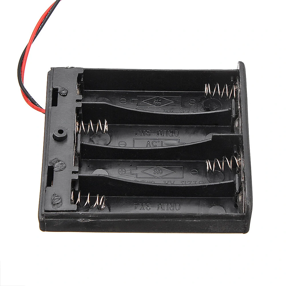 4 Slots AA Battery Box Battery Holder Board with Switch for 4xAA Batteries DIY k — view 5