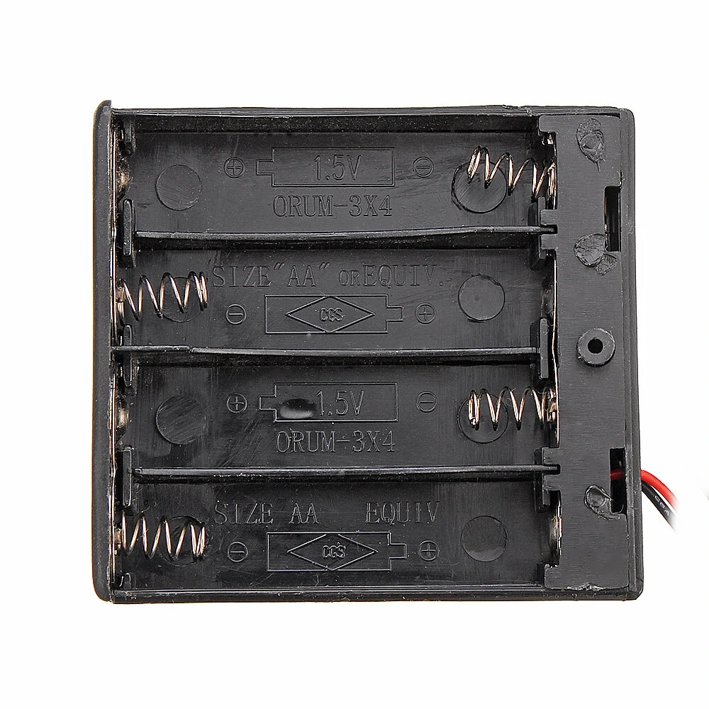 4 Slots AA Battery Box Battery Holder Board with Switch for 4xAA Batteries DIY k — view 6