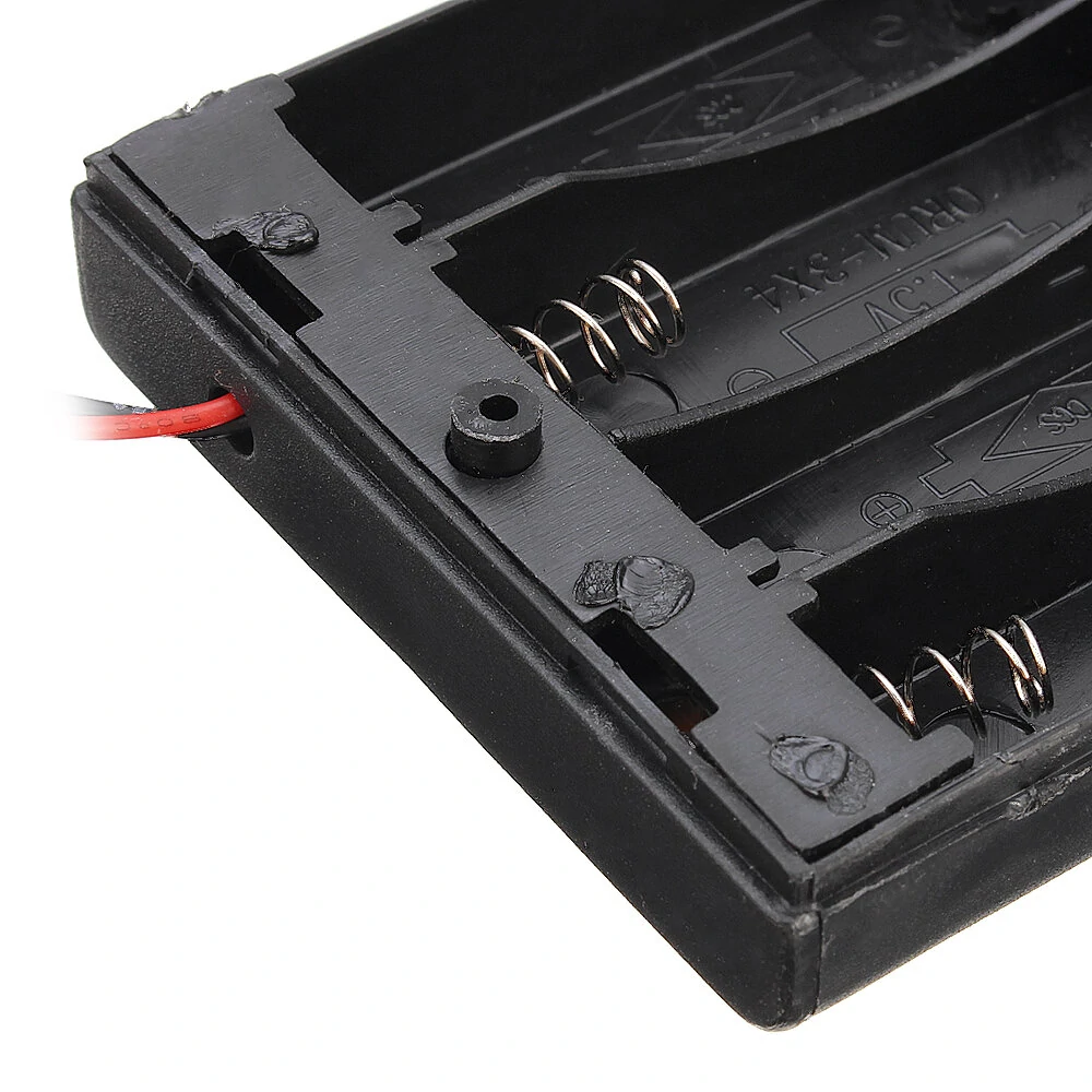 4 Slots AA Battery Box Battery Holder Board with Switch for 4xAA Batteries DIY k — view 8