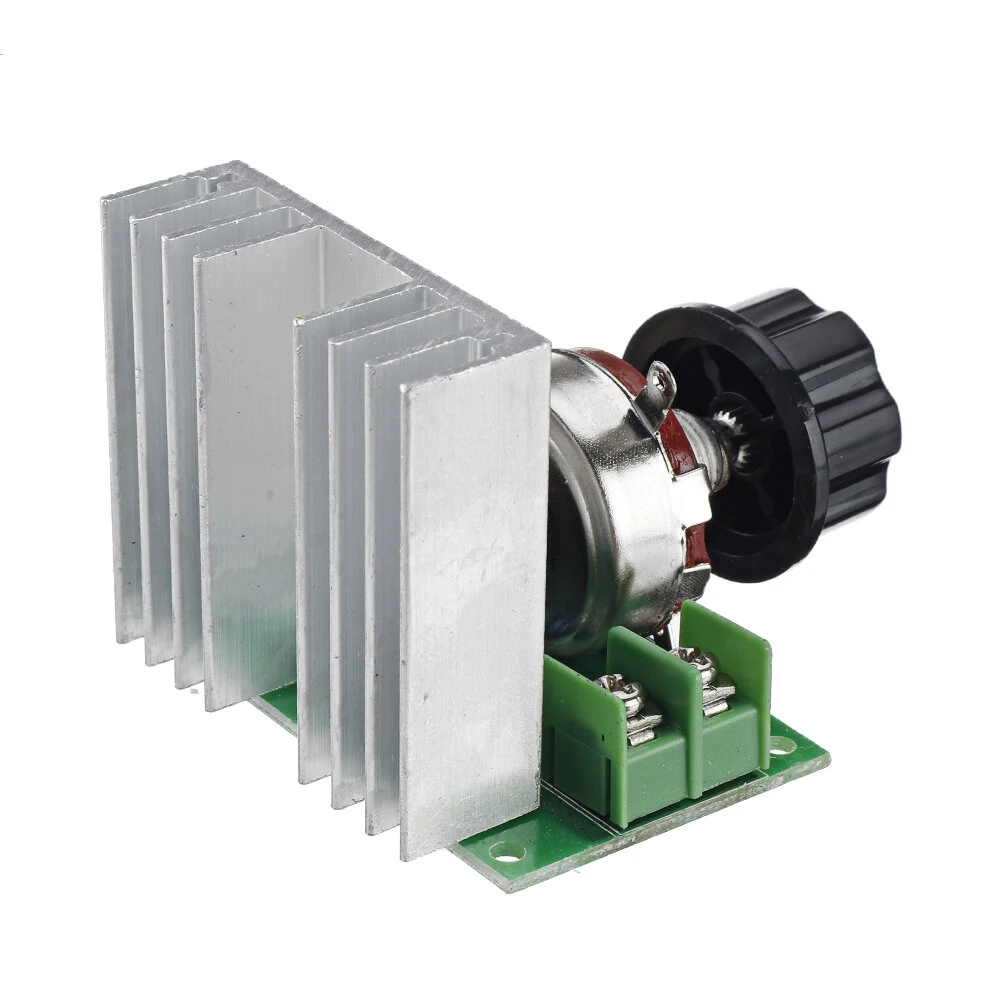 4000W SCR Electronic Voltage Regulator Speed Controller Control Board Governor Dimmer High Power Module AC 220V Resistive Load — view 7