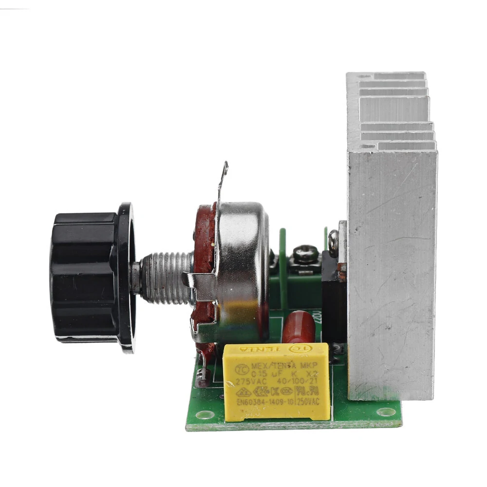 4000W SCR Electronic Voltage Regulator Speed Controller Control Board Governor Dimmer High Power Module AC 220V Resistive Load — view 8