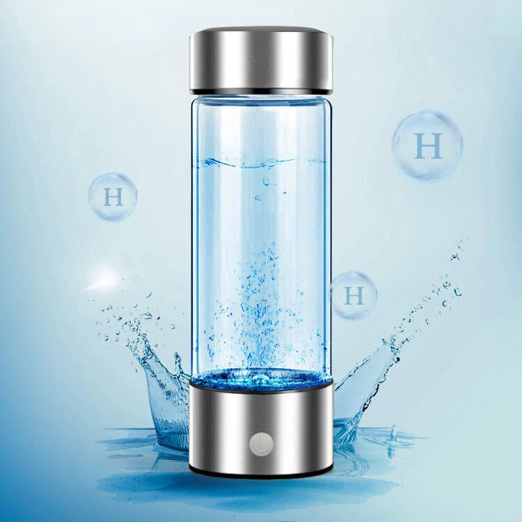 420ML Portable Electrolytic Hydrogen-rich Water Cup Hydrogen Rich Water Cup Electric Hydrogen Rich Water Generator Bottle Quality Filter Titanium Portable Antioxidant Lonizer — view 2