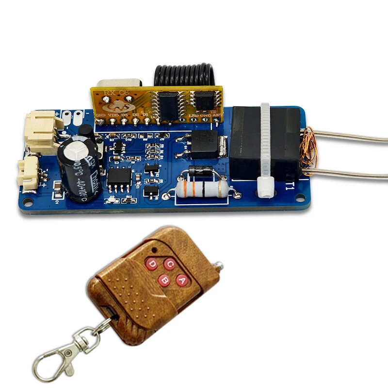 433M Remote Control Arc Ignition Module NY8B062F Chip 3.7V Lithium Battery High Voltage Adjustable Distance Rechargeable Electric Arc Maker — Pricio