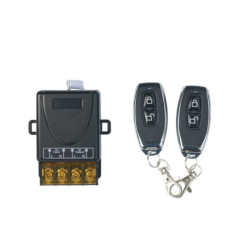 433Mhz RF Remote Control Switch AC 85V-220V 30A On Off Remote Controller Transmitter for Water Pump Motor LED Electric Appliance — Pricio