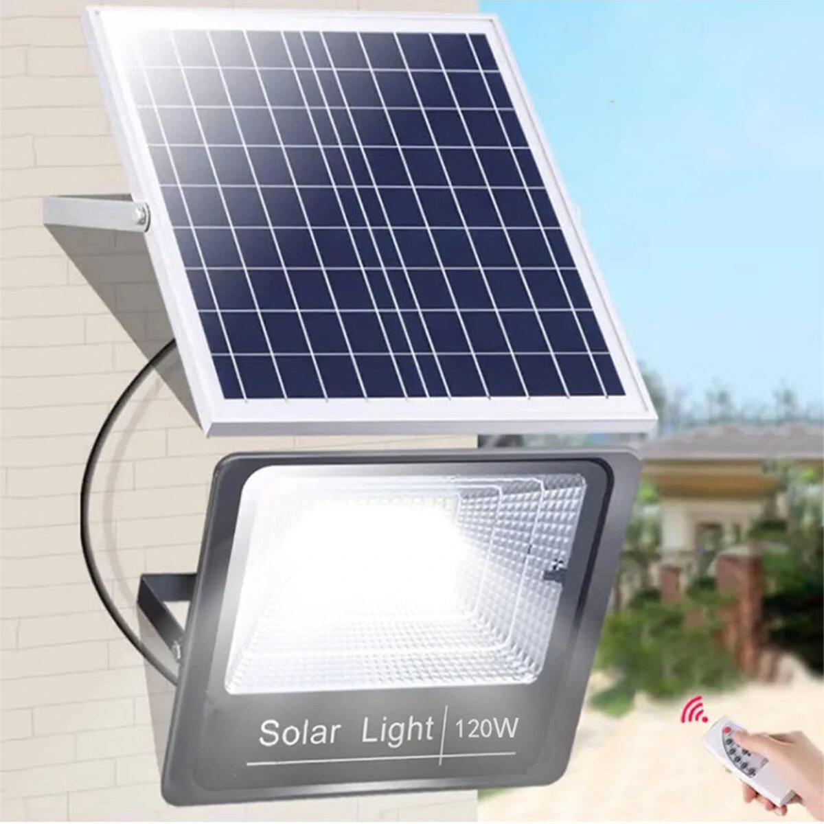 44/170LED Solar Wall Lights Outdoor Waterproof Infrared Garden Lamp Remote control waterproof timing induction light — Pricio