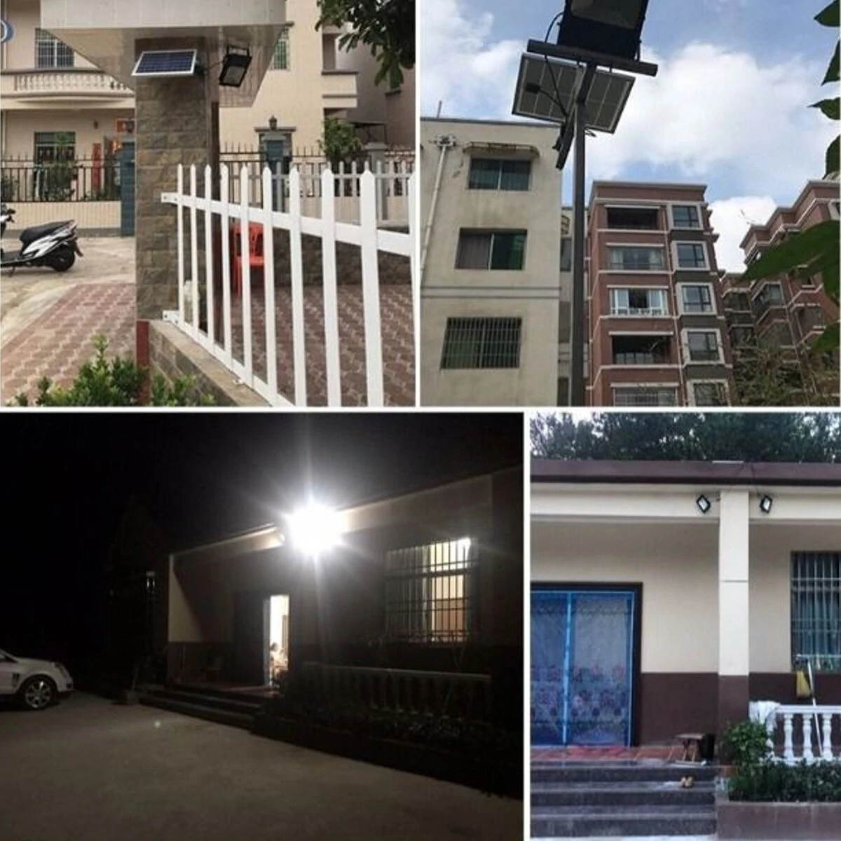 44/170LED Solar Wall Lights Outdoor Waterproof Infrared Garden Lamp Remote control waterproof timing induction light — view 9
