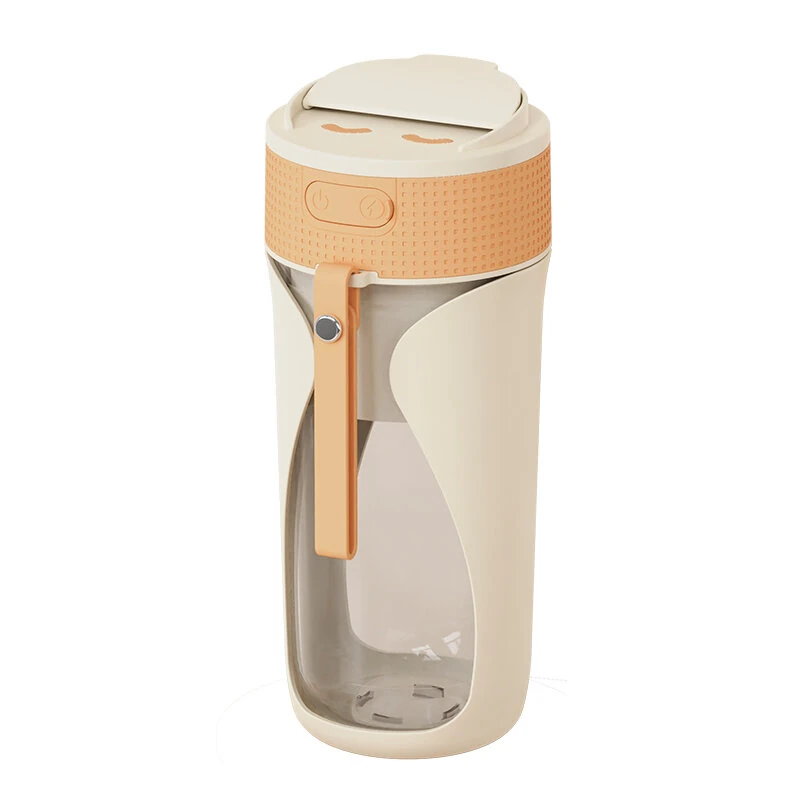 450ML Small Portable Multi-function Juicer Cordless Electric Juicing Cup with Removable Straw Strong 6-Blade Precision Steel Blade — view 2