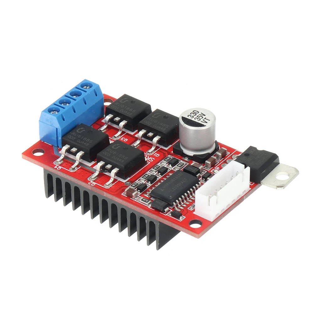 450W 20A H Bridge DC Motor Speed Controller Driver Module DC12-36V PWM Level Motor Control Switch Forward Reverse Brake — view 4