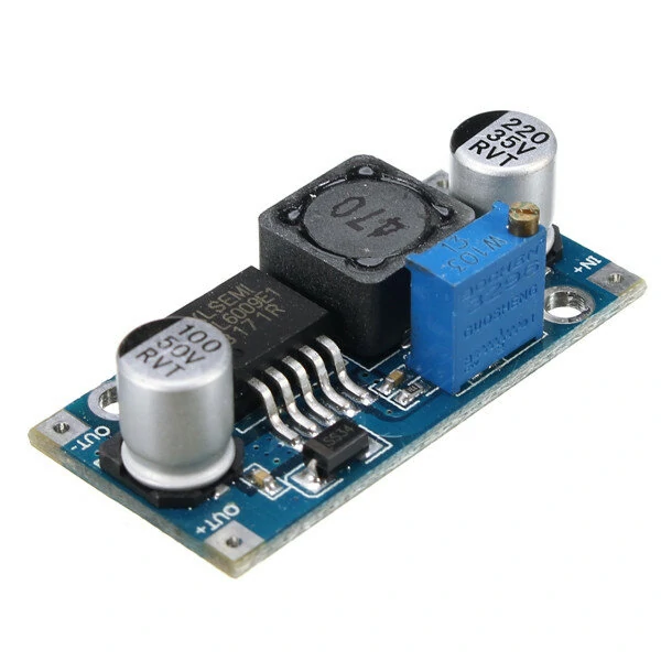 4A XL6009E1 Adjustable DC-DC Step Up Boost Converter Power Supply Module — view 3