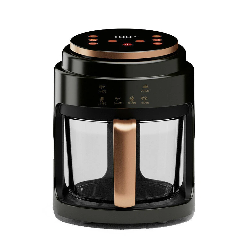 4L Capacity Fully Automatic Household Air Fryer with Touch Control Visible Window for Healthy and Convenient Home Cooking — view 6