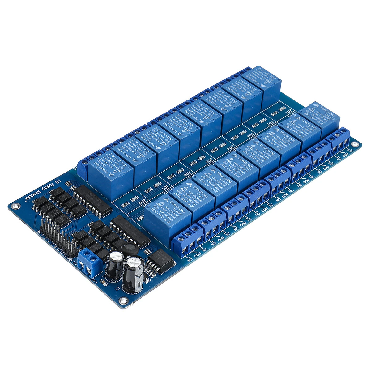 4Pcs 12V 16CH Channel Relay Module With Optocoupler For PIC AVR DSP ARM — view 3