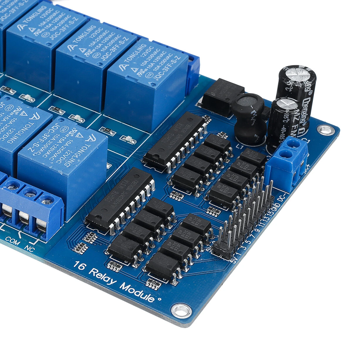 4Pcs 12V 16CH Channel Relay Module With Optocoupler For PIC AVR DSP ARM — view 5