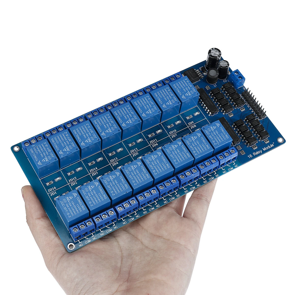 4Pcs 12V 16CH Channel Relay Module With Optocoupler For PIC AVR DSP ARM — view 7
