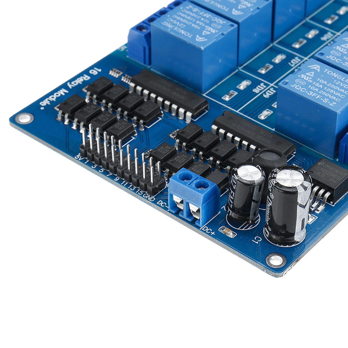 4Pcs 12V 16CH Channel Relay Module With Optocoupler For PIC AVR DSP ARM — view 9