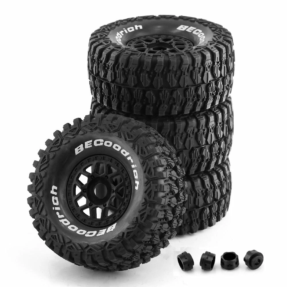 4Pcs 135mm 1/7/8 Desert Short Course Truck Tire 17mm Wheel Hex for ARRMA Mojave UDR Yikong DF7 FS Off-road RC Car — view 5