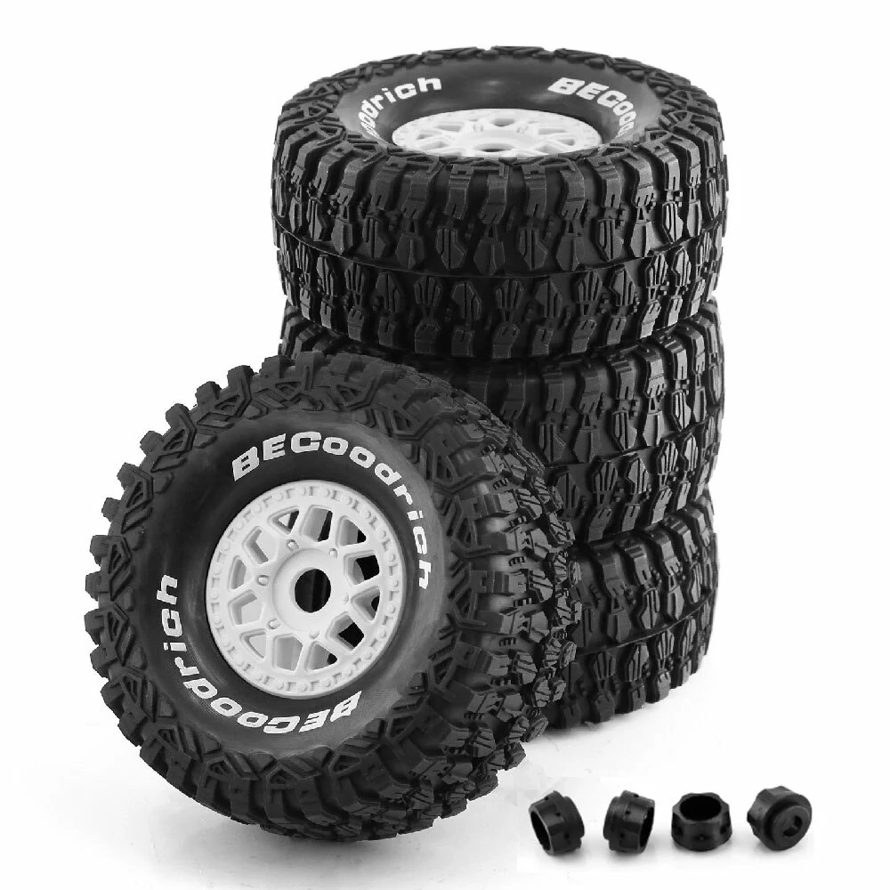4Pcs 135mm 1/7/8 Desert Short Course Truck Tire 17mm Wheel Hex for ARRMA Mojave UDR Yikong DF7 FS Off-road RC Car — view 6