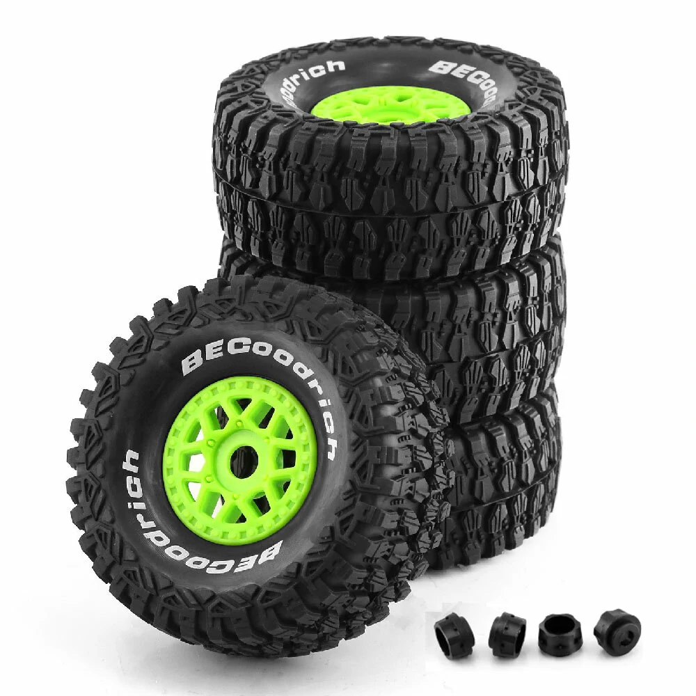 4Pcs 135mm 1/7/8 Desert Short Course Truck Tire 17mm Wheel Hex for ARRMA Mojave UDR Yikong DF7 FS Off-road RC Car — view 7