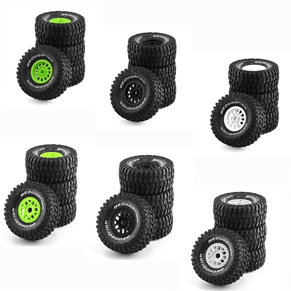 4Pcs 135mm 1/7/8 Desert Short Course Truck Tire 17mm Wheel Hex for ARRMA Mojave UDR Yikong DF7 FS Off-road RC Car — view 8