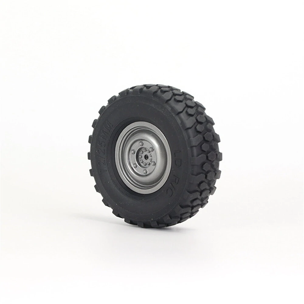 4PCS LDRC P06 1201 WPL C34 C44 MN D90 D99 1/12 1/16 RC Car Upgraded Soft Vacuum Tires Wheels Vehicles Models Spare Parts L0001 — view 4