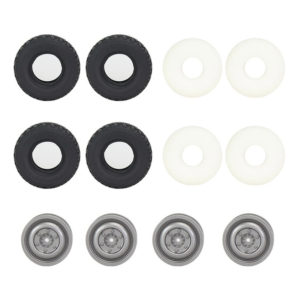 4PCS LDRC P06 1201 WPL C34 C44 MN D90 D99 1/12 1/16 RC Car Upgraded Soft Vacuum Tires Wheels Vehicles Models Spare Parts L0001 — view 5