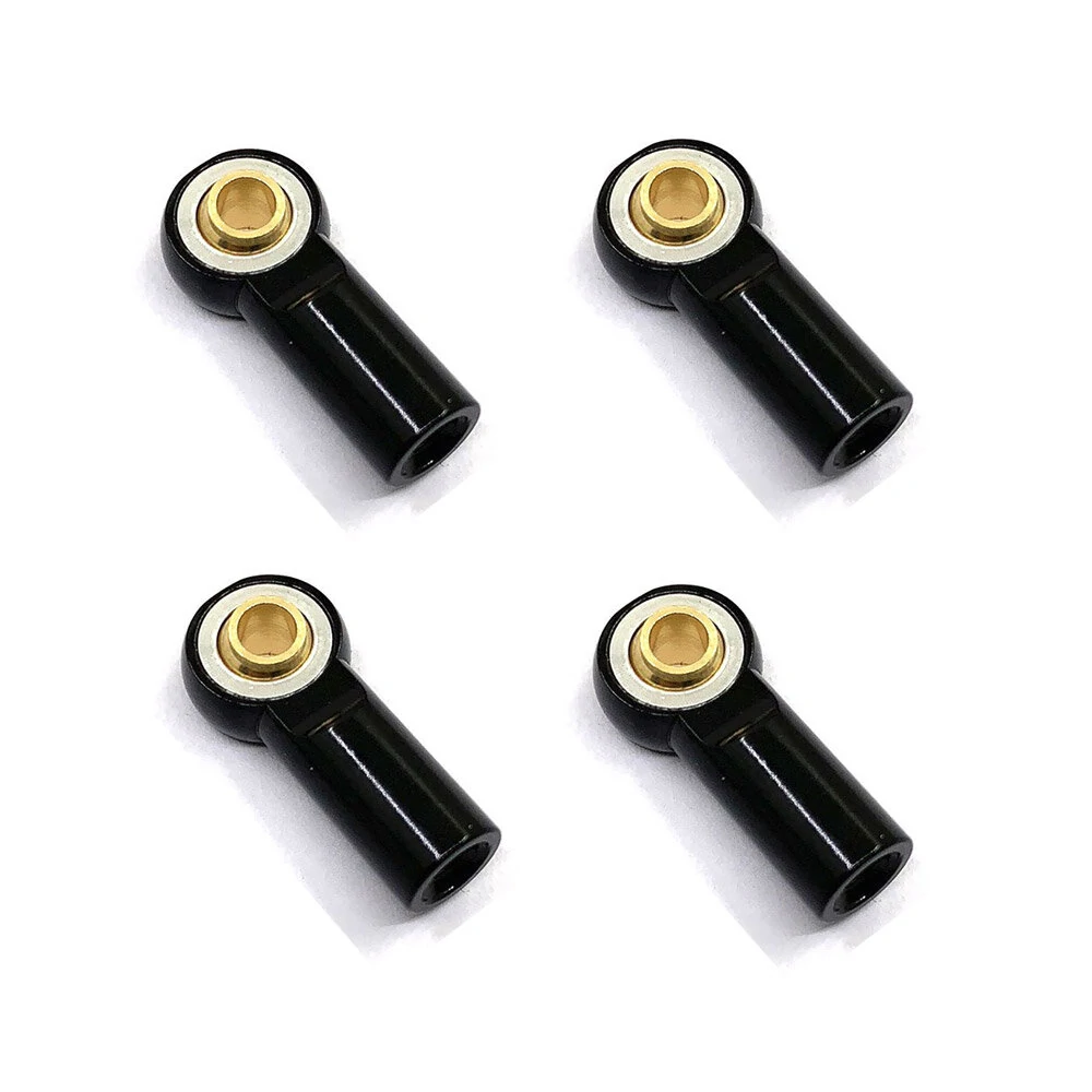 4PCS Metal M3 Aluminum Link Tie Rod End Ball Joint for 1/10 Crawler SCX10 D90 Racing RC Car Parts — view 3