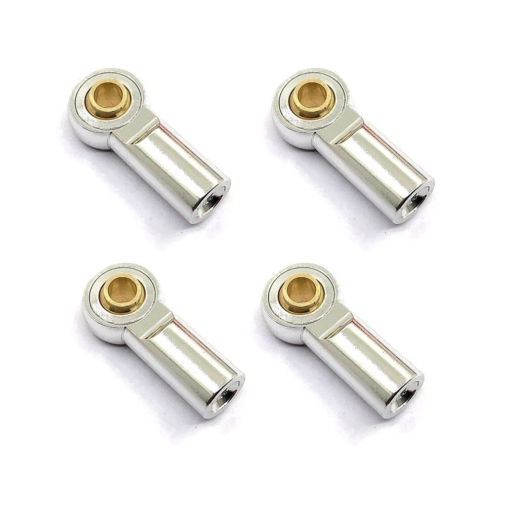 4PCS Metal M3 Aluminum Link Tie Rod End Ball Joint for 1/10 Crawler SCX10 D90 Racing RC Car Parts — view 5