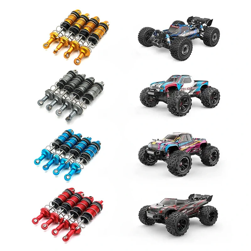 4pcs Metal Upgraded Oil Shock Absorber For MJX 16207 16208 16209 16210 H6 RC Car Parts — Pricio