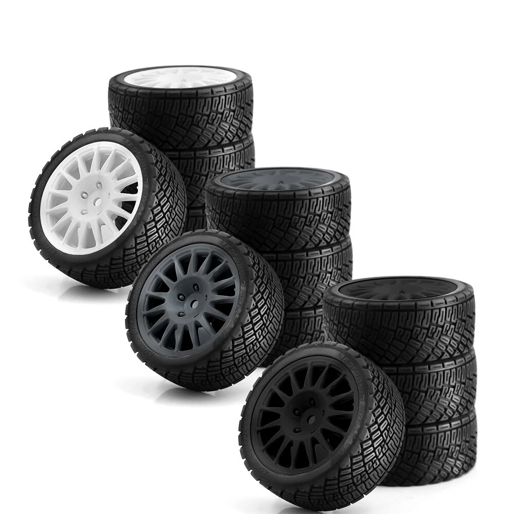 4Pcs Racing Tires Wheels for 1:10 Kyosho Tamiya RC Cars Parts — Pricio