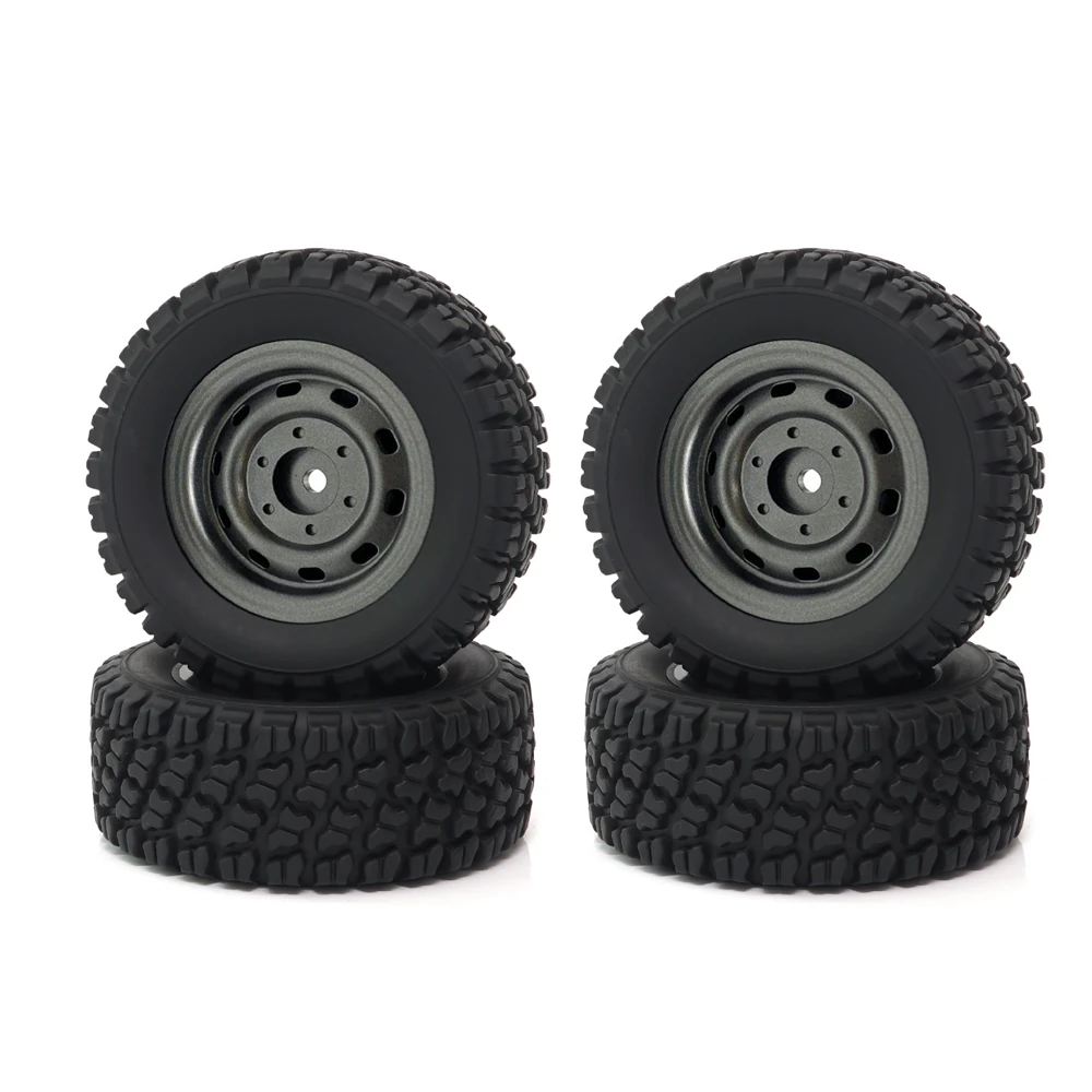 4PCS Tires Wheels All Terrain Universal Off-Road for MJX 16207 16208 HBX 16899 16890 Wltoys 144001 1/14 1/16 1/18 High Speed RC Cars Vehicles Models Spare Parts — Pricio