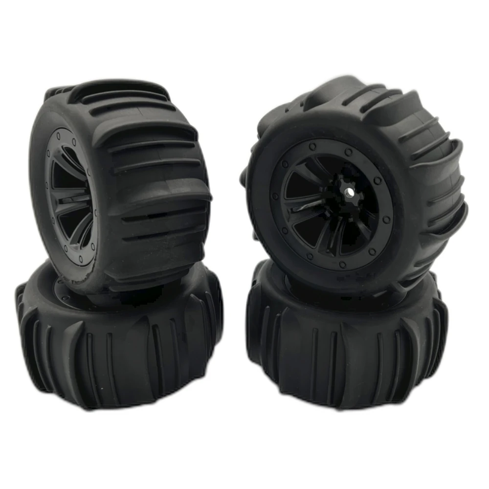 4PCS Upgraded Desert Tires Wheels for 1/12 1/14 1/16 MJX 16208 16209 16210 14209 14210 WLtoys 144001 144002 144010 124008 124018 124019 124016 124017 SCY Monster Truck RC Cars Vehicles Models Parts — Pricio